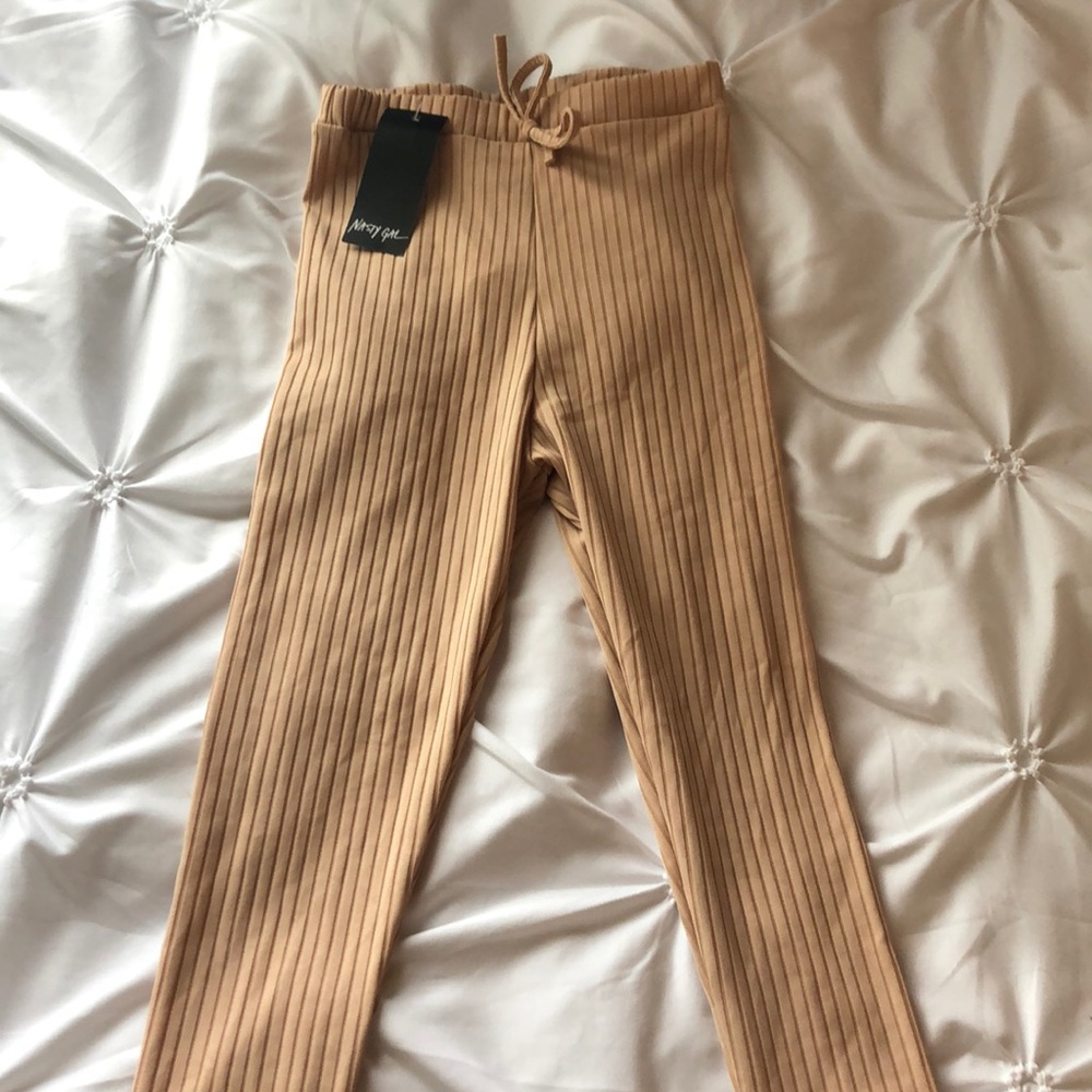 Ribbed Skinny Joggers